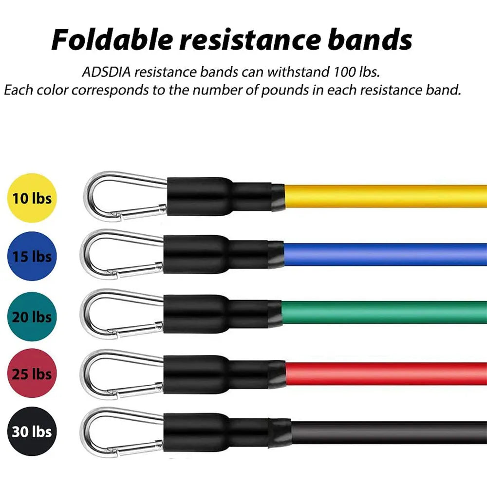 Bodybuilding Resistance Bands Set