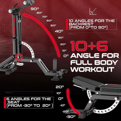 Heavy Duty 5000 ZERO GAP Workout Bench Press