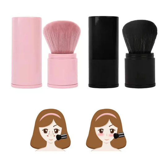 Retractable Makeup Brush Head