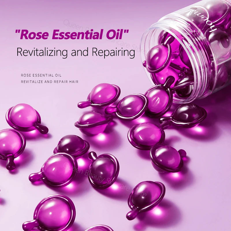 Rose Essential Oil Hair Capsule Treatment