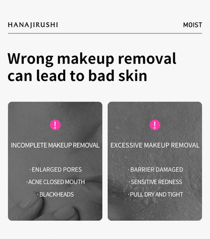 HANAJIRUSHI Face Eye Lip Makeup Remover