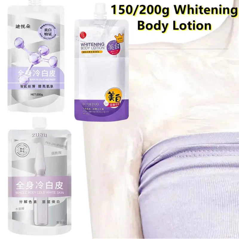 Emulsion Natural Brightening Body Milk Bleaching Cream