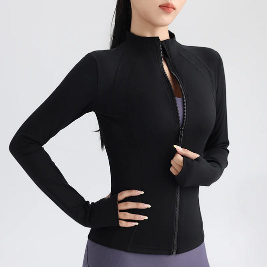 Gym Women's Full Zip Yoga Top