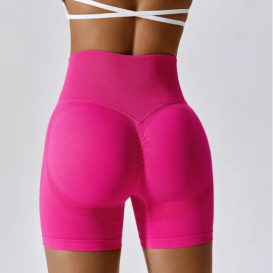 Women Seamless Sports Shorts