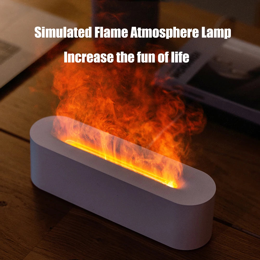 RGB Flame Aroma Diffuser Humidifier