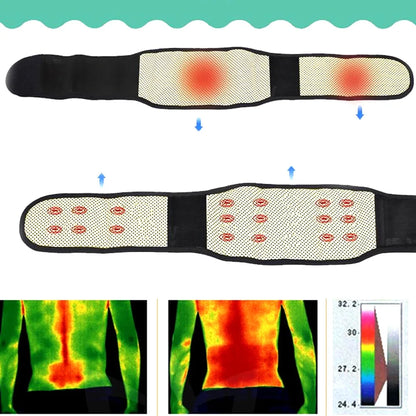 Adjustable Tourmaline Self Heating Magnetic Therapy Back Waist Care