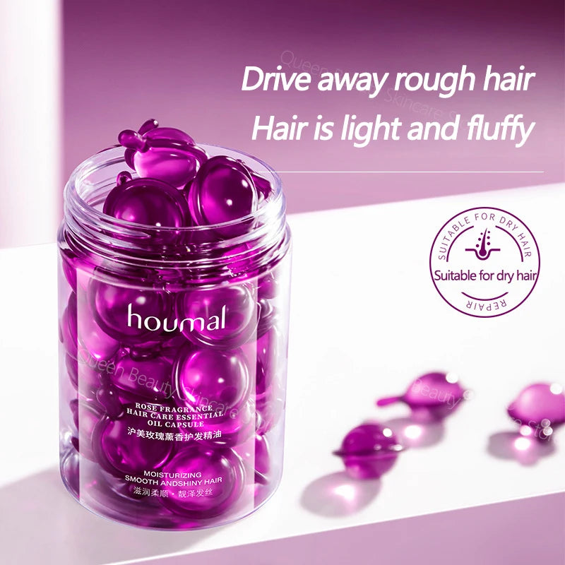 Rose Essential Oil Hair Capsule Treatment