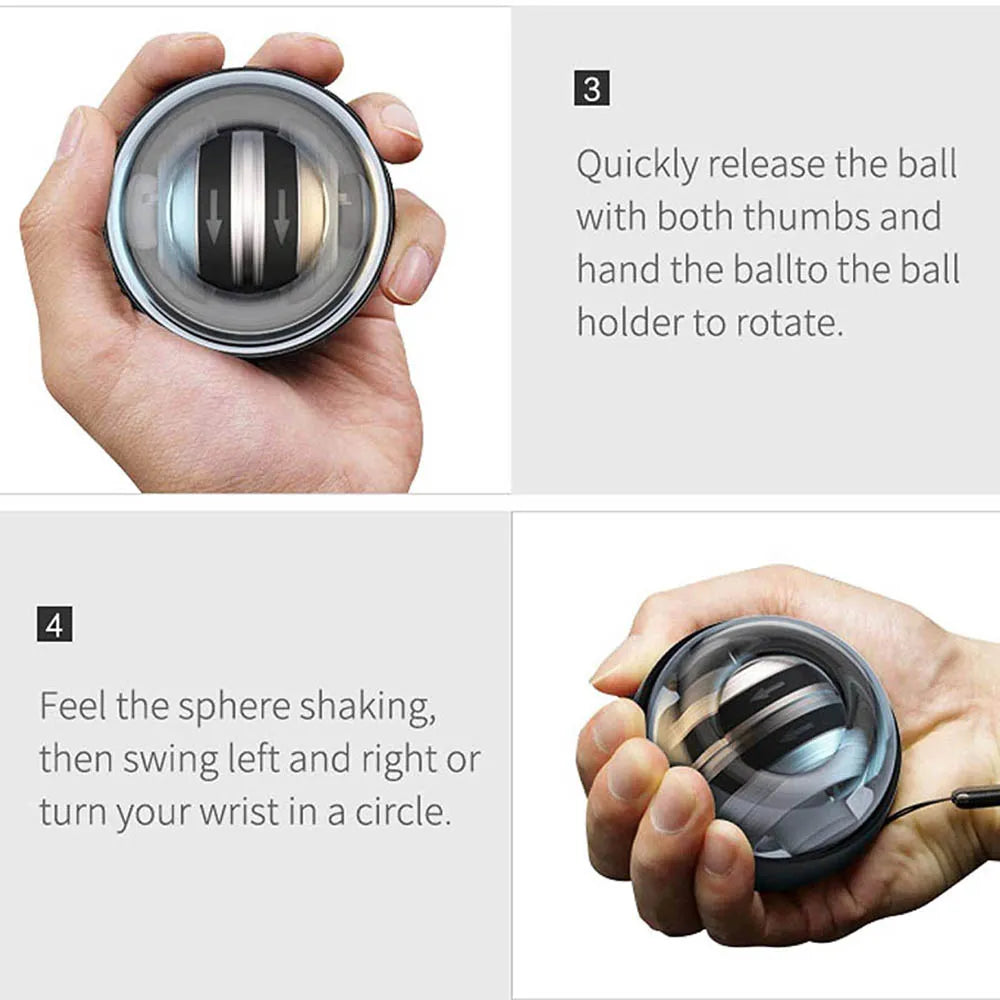 Wrist Power Auto-Start Grip Ball