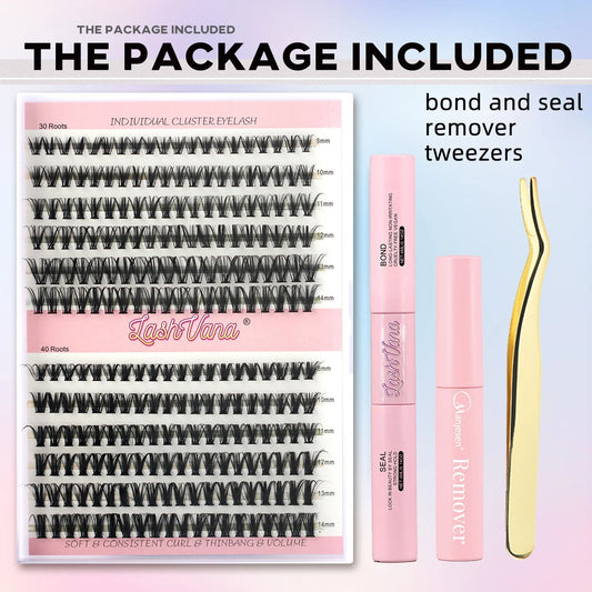 Eyelashes Clusters Lash Bond and Seal Makeup tools