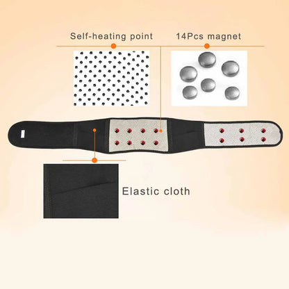 Adjustable Tourmaline Self Heating Magnetic Therapy Back Waist Care