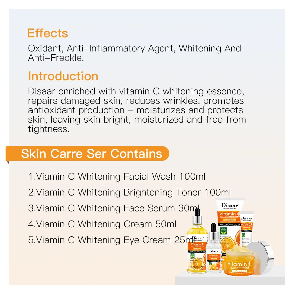 Disaar Vitamin C Facial Whitening Care Set