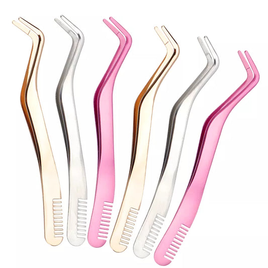 Eyelash Comb Tweezers