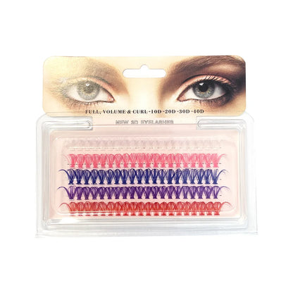 Cluster Colored Individual Lashes