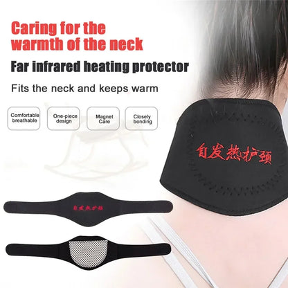 Self-heating Tourmaline Magnetic Neck Support