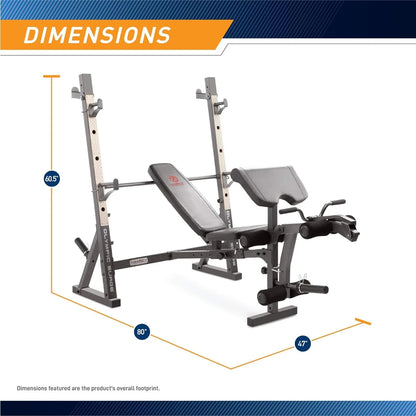 Weight Bench with Preacher Curl Pad