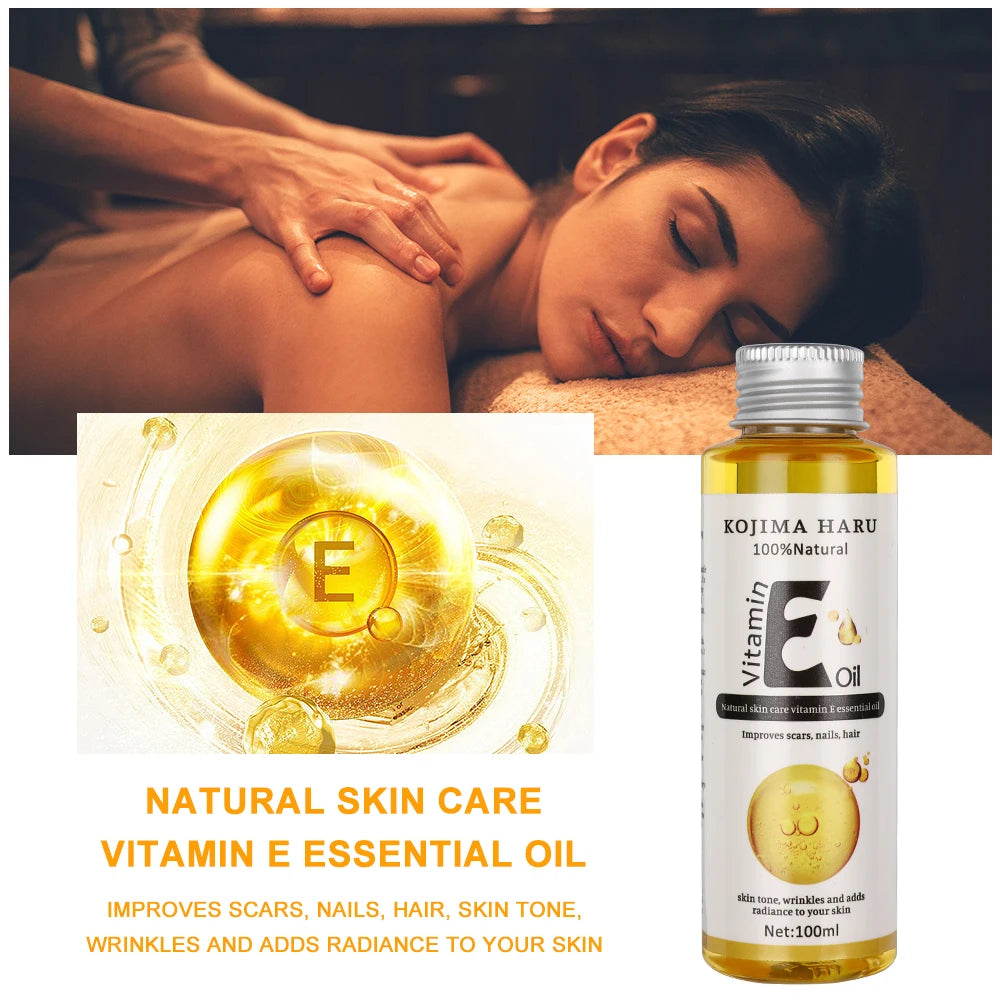 Natural Organic Vitamin E Oil Massage