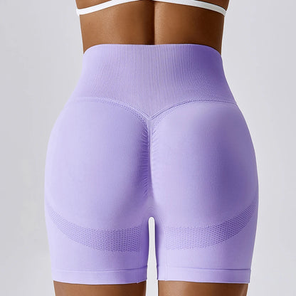 Women Seamless Sports Shorts